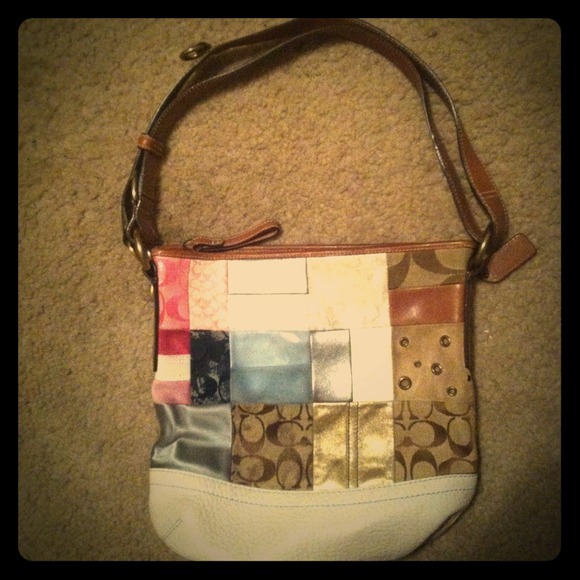 Authentic Coach patchwork purse