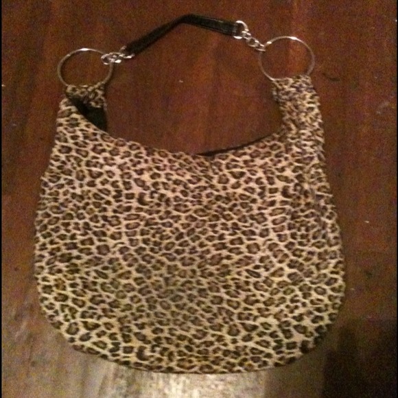❌Traded❌Leopard Hobo bag