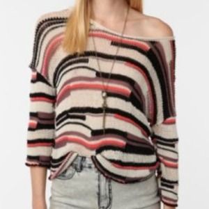 ⭐️Hold⭐️Urban outfitters open knit striped sweater