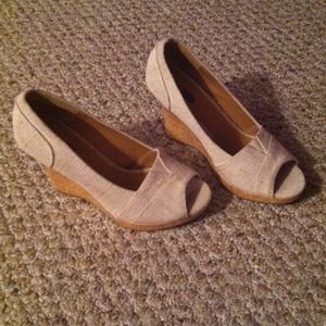 Tan Charlotte Russe wedges