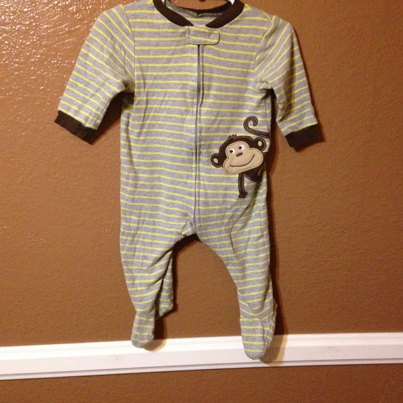 Carter's zip up onsie