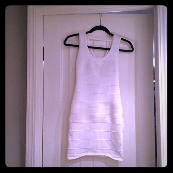 White tight dress
