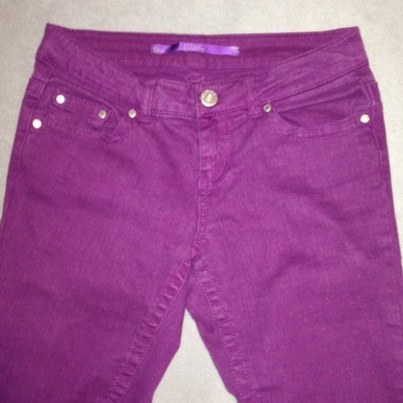 Purple Skinny Jeans - Picture 3 of 4
