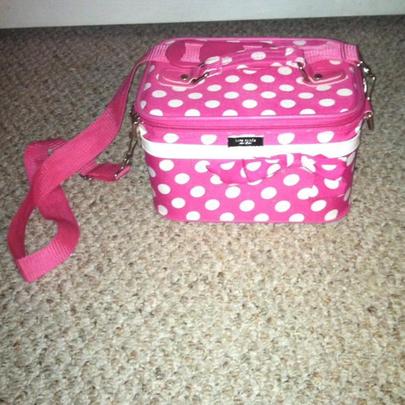 Kate spade hot pink makeup travel case - Picture 1 of 3