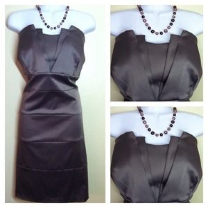 Strapless Satin Party Dress by Wishes