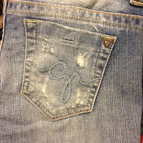 NWOT Smokin' Hot 🔥Guess Daredevil Boot cut, S 24. - Picture 3 of 4