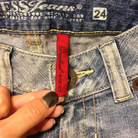 NWOT Smokin' Hot 🔥Guess Daredevil Boot cut, S 24. - Picture 4 of 4