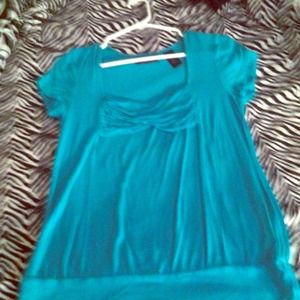 turquoise top