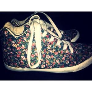 Floral Forever 21 Sneakers