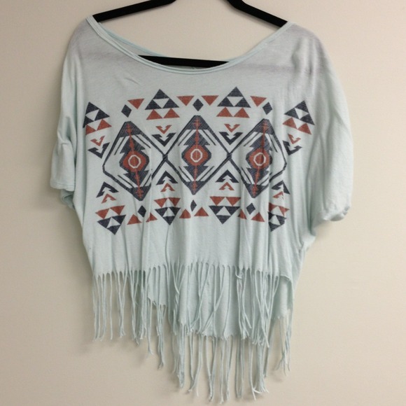 Lush fringe crop top! From urban outfitters
