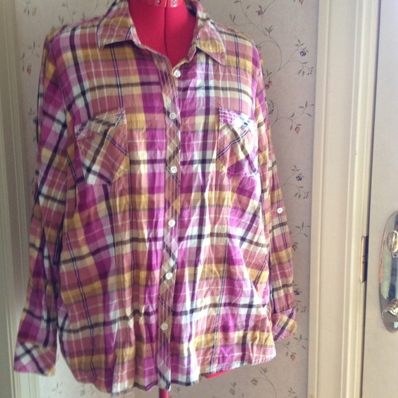 Plaid blouse