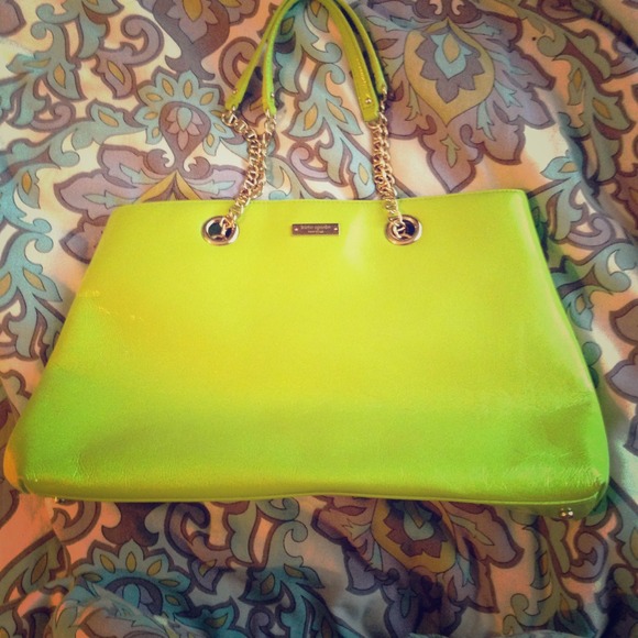 Flash Sale- Authentic Kate Spade Lime Green Tote
