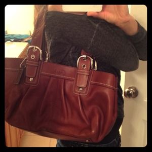 Authentic COACH brown handbag. Perfect condition.