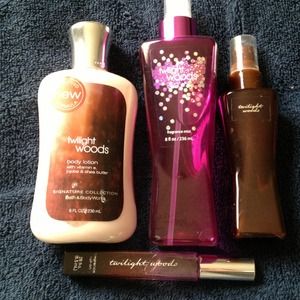 Bath & Body Works twilight woods bundle