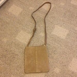 Coach suede cross body