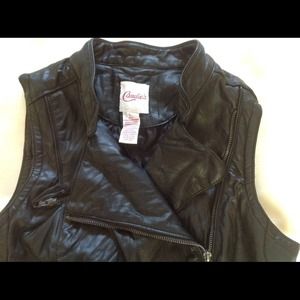 Leather vest