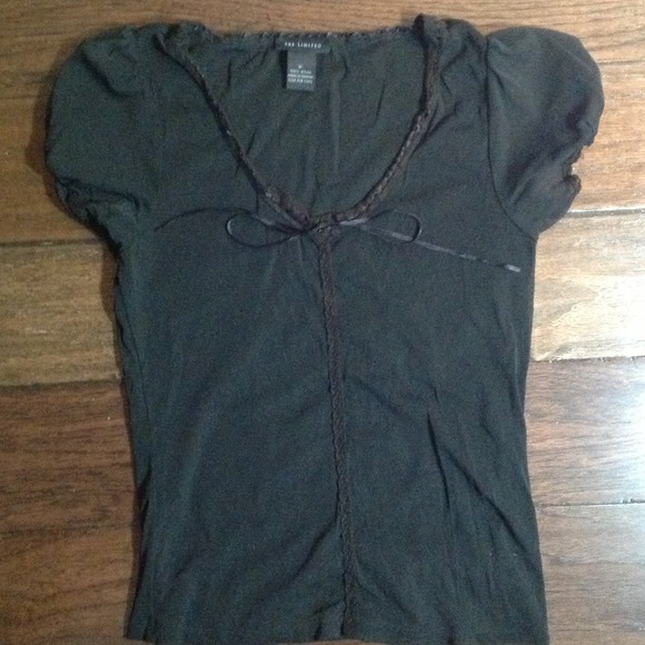 SOLD Limited black sheer top M