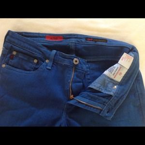 Used AG royal blue jeans