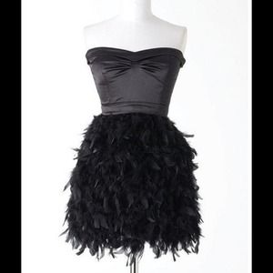 REDUCED!! Black feather dress SIZE 0