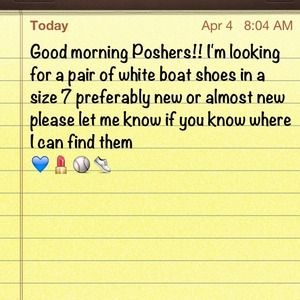 Looking for white boat shoes