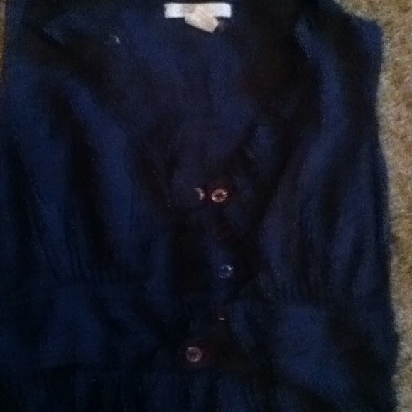 Blue ruffle dress boho cute - Picture 2 of 2