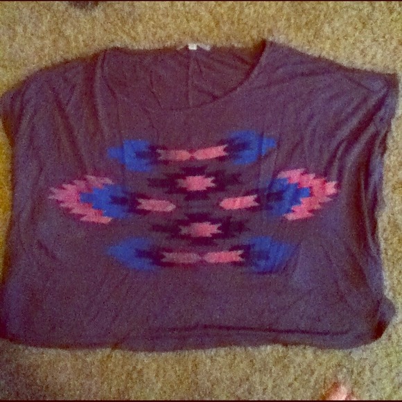 Box crop top tribal print - Picture 1 of 1
