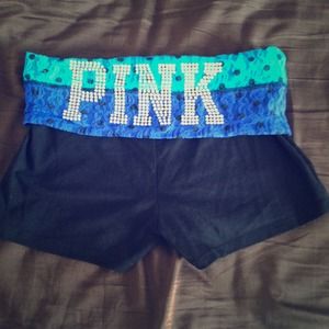 PINK yoga shorties