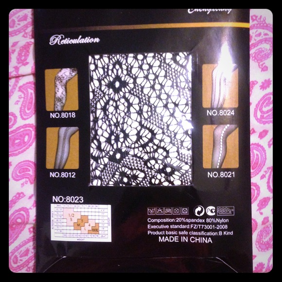 🌟NW fishnets with flower design🌟