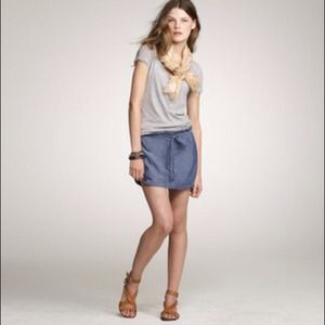 J. Crew Lightweight Cotton Cottage Skirt Small