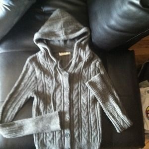 Hooded cashmere blend sweater