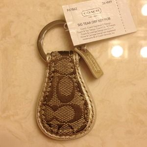 NWT Authentic Coach Key Fob
