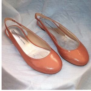 Marc by Marc Jacobs pink/gold ballet flats