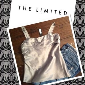 🚫SOLD🚫NWT The Limited silver sleeveless top M 💋