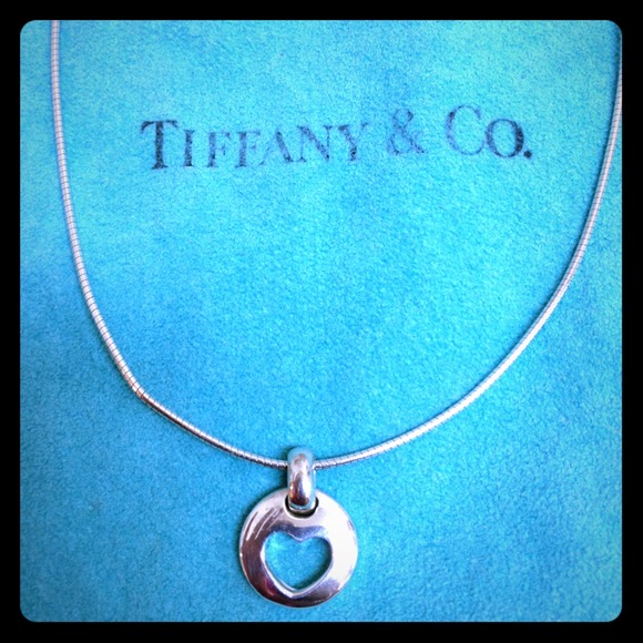 Authentic Tiffany & Co. Heart pendant necklace