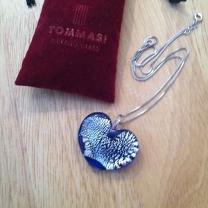 Murano Glass Heart Pendant