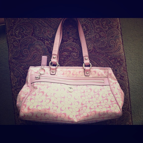Authentic Pink Coach Purse