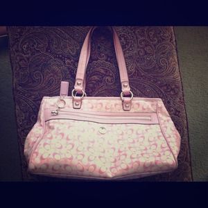 Authentic Pink Coach Purse