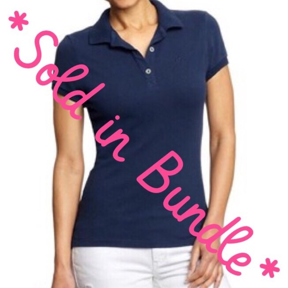 J. Crew Tops - J.Crew Navy Polo