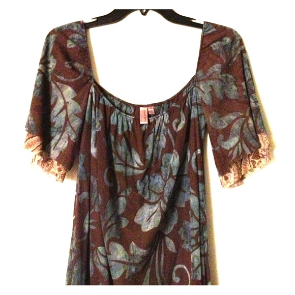 Sweet Pea by Stacy Frati Dresses & Skirts - 🚫RESERVED FOR @lisawldr Cute Brown & Blue Dress!!