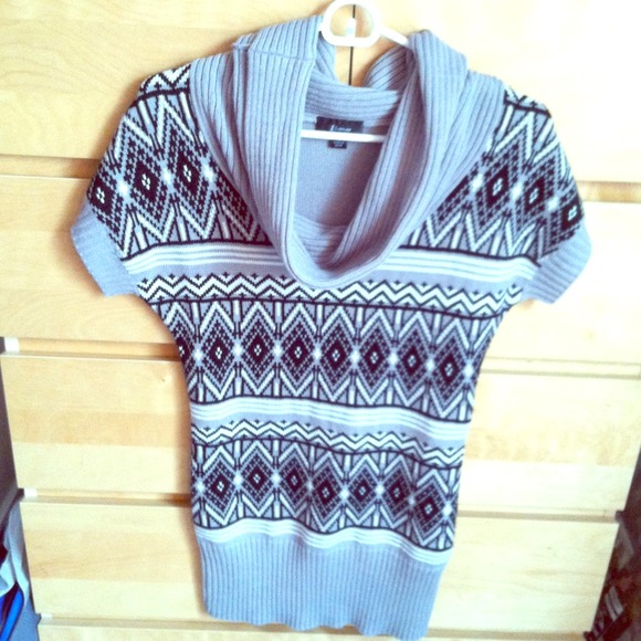 Long grey sweater