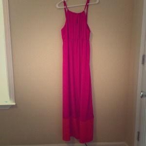 👗Pink/orange Maxi dress👗