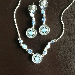 Necklace and earrings