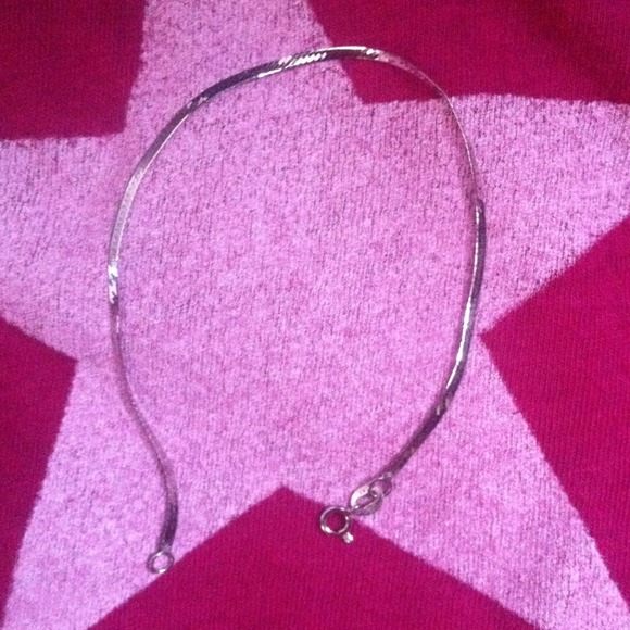 14 kt italy white gold bracelet