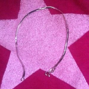 14 kt italy white gold bracelet