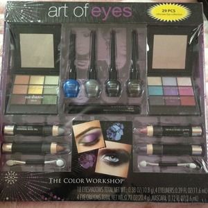 29 Piece Eye Make Up Kit & AVON kit Bundle