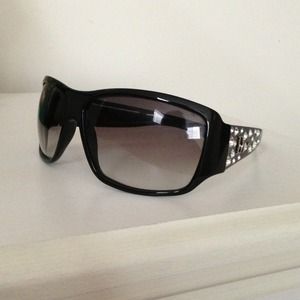 dior eyeglasses with rhinestones