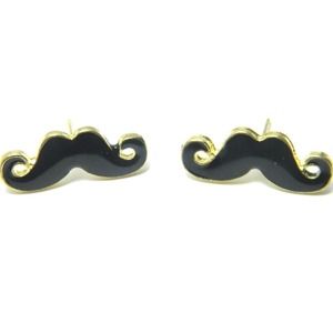 Hipster Mustache Post Earrings