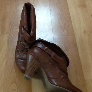 Brown booties