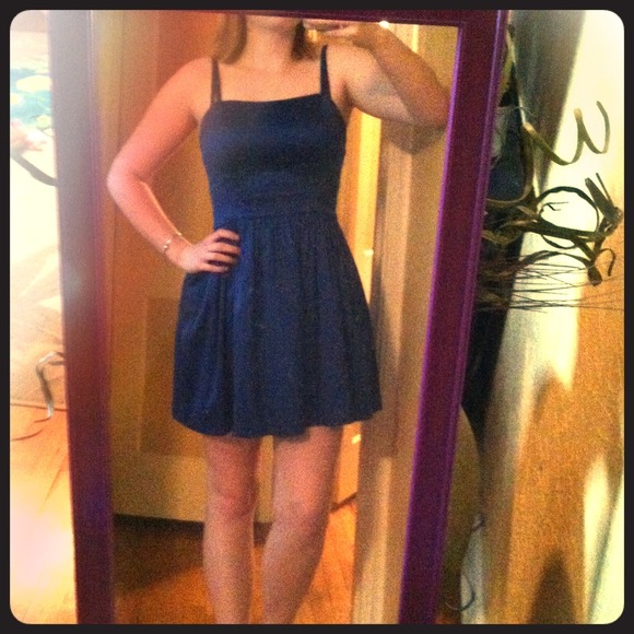 Blue Forever 21 fun party dress - Picture 1 of 4