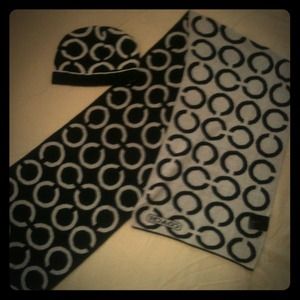Coach scarf and hat!